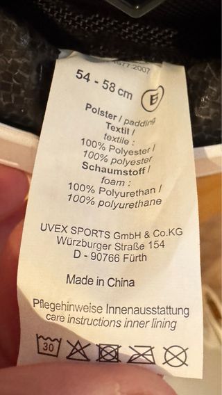 Casco esquí junior blanco con visera