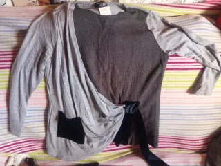 Conjunto Chaqueta, Jersey y Pantalón Gris