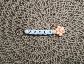 Llavero personalizado con nombre de mascota