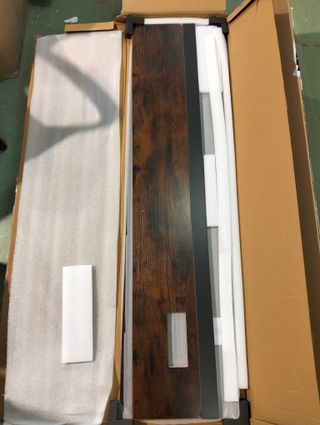 VASAGLE Escritorio Regulable 60x140 cm con Enchufe y Cajón