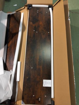 VASAGLE Escritorio Regulable 60x140 cm con Enchufe y Cajón