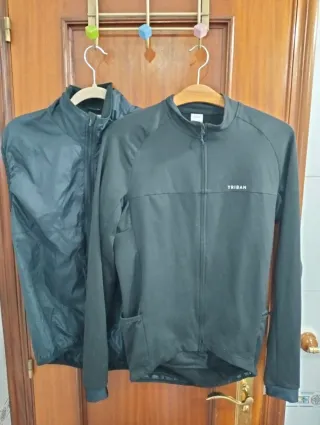 Conjunto ciclismo maillot largo y chaleco