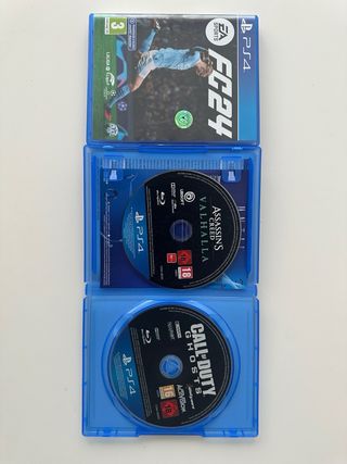 PS4 Slim 1TB Negra + 2 Mandos + 3 juegos