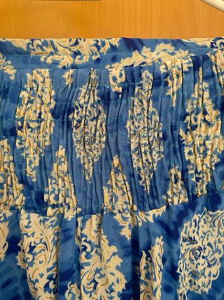 Falda larga estampada talla única