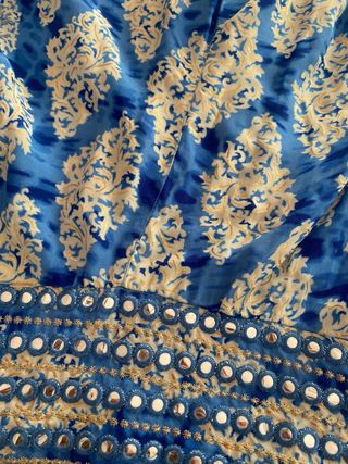 Falda larga estampada talla única