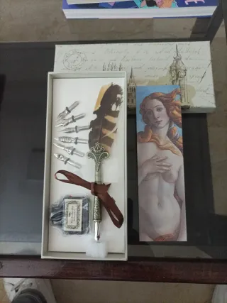 Set de plumas de escritura vintage