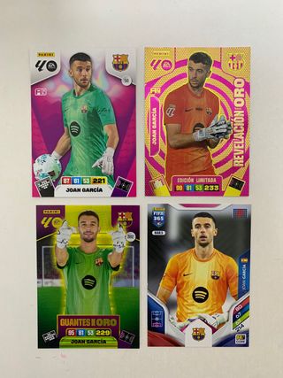 Cromos Joan Garcia FC Barcelona Panini