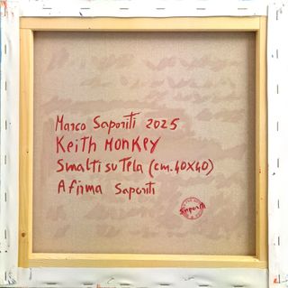 Keith, icona rock,popart su tela,per collezionisti