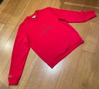 Sudadera Lacoste Roja Unisex