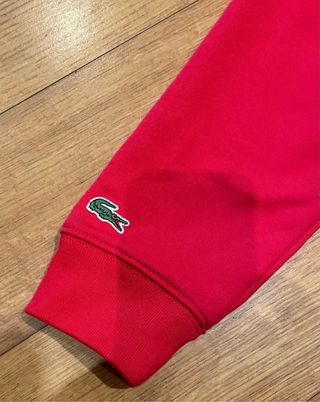 Sudadera Lacoste Roja Unisex