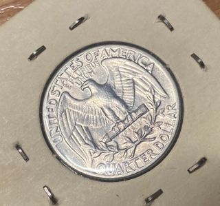 Moneda 1/4 Quarter Dollar Cuarto dolar 1961 plata