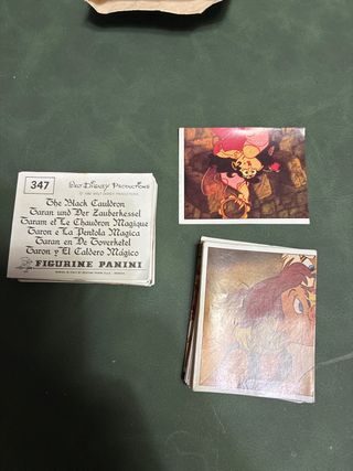 Cromos Panini Disney Taron y el caldero magico