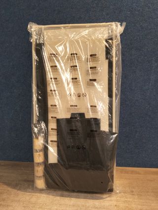 SONGMICS Puff Almacenaje Pequeño, Banco Plegable, 38 x 76 x 38,5 cm