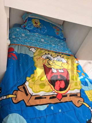 Cama litera infantil con armario