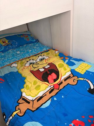 Cama litera infantil con armario