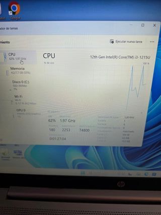 Ordenador portátil HP i3 DOCEAVA GENERACIÓN, 8RAM