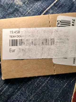 Pantalón Replay Mujer Azul talla-26 mujer o niña