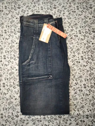 Pantalón Replay Mujer Azul talla-26 mujer o niña