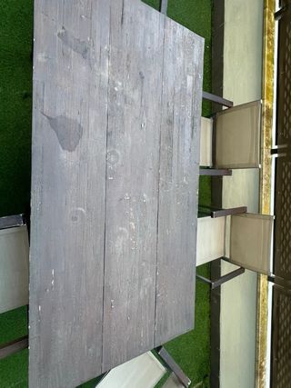 Mesa y 5 Sillas Exterior