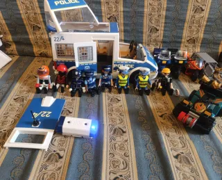 Lote Playmobil Policía y Ladrones