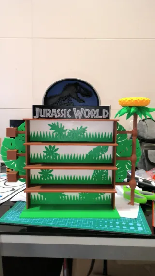 Estante Jurassic World Kinder Joy