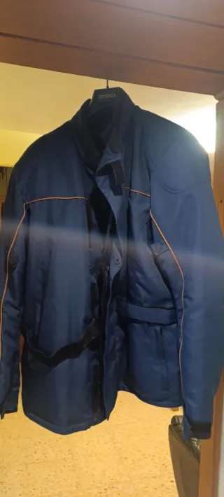Chaqueta de moto azul XXL
