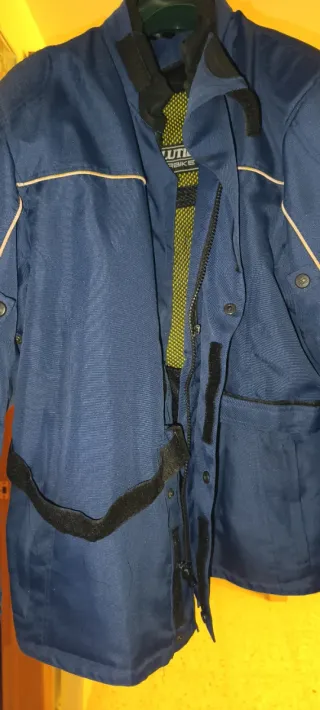 Chaqueta de moto azul XXL
