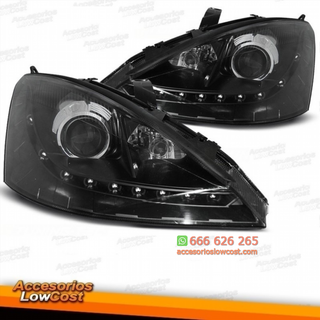 FAROS LUZ DIURNA LED FORD  FOCUS, 98-01  CRISTAL