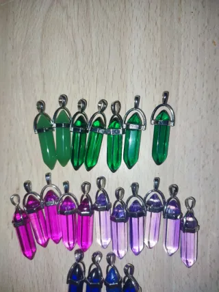 20 pc Colgantes Cristal Facetado