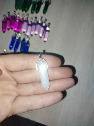 20 pc Colgantes Cristal Facetado