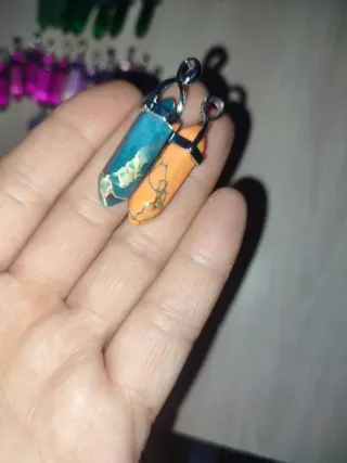 20 pc Colgantes Cristal Facetado