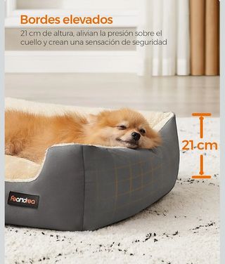 Feandrea Cama para Perros, Sofá Cama para Mascotas
