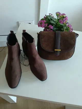 Botines de Piel Marrones