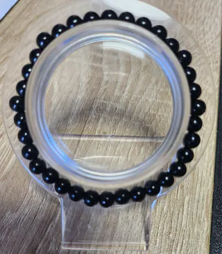 Pulsera negra 18cm