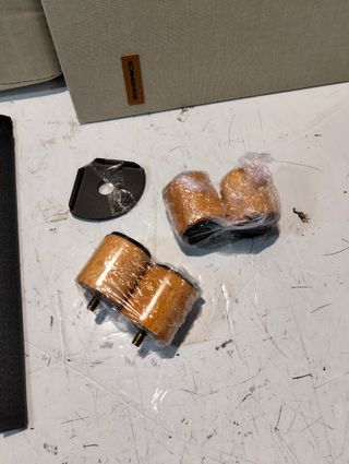 Puff Almacenaje 110 cm con Patas 112 L Blanco SONGMICS LSF018W11