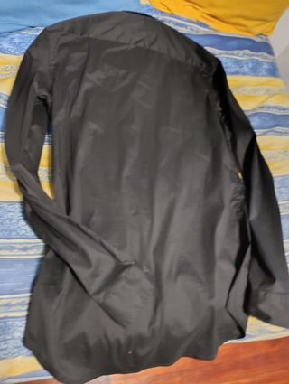 Camisa Lacoste Negra Hombre