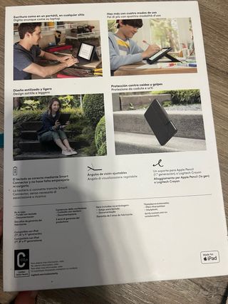 Funda Logitech Rugged Folio iPad 7/8/9