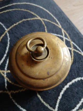 Contenitore vintage in ottone