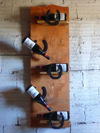 Botellero ecuestre hecho a mano