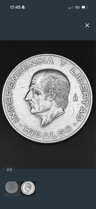10 Pesos Mexicanos 1956