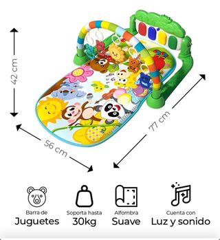 Gimnasio Musical Bebé Piano Luces y Sonido