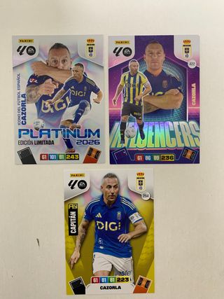 Cromos Cazorla Real Oviedo Panini