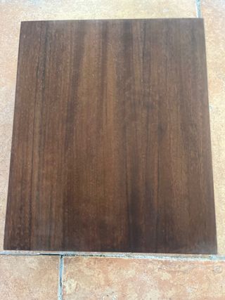 13 unidades Metopa madera barnizada 29x24