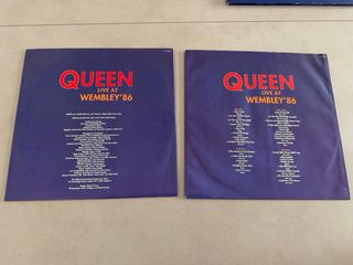 Queen Live At Wembley '86 2x LP Vinilo Original