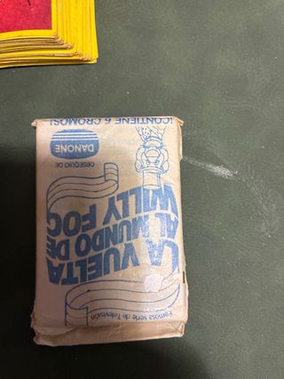 Cromos La Vuelta al Mundo de Willy Fog Danone