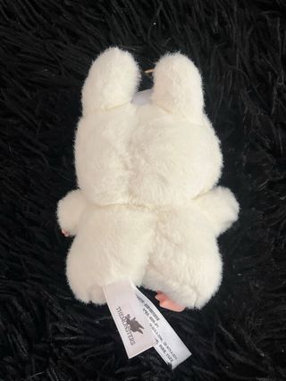 Portachiavi Lafufu peluche bianco