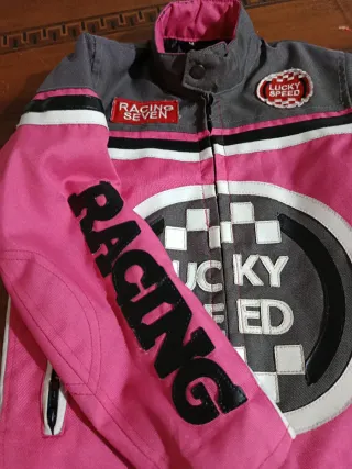 Giacca da moto bambina Racing