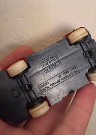 Macchinina vintage Snoopy Engine Co.