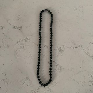 Collana vintage giada verde