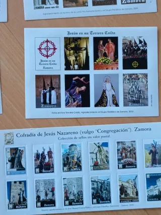 SEMANA SANTA ZAMORA LOTE REVISTAS SELLOS PINS CDRO